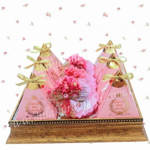 Mevlüt Şekeri ve Epoksi Magnet Hediyelik - Pembe